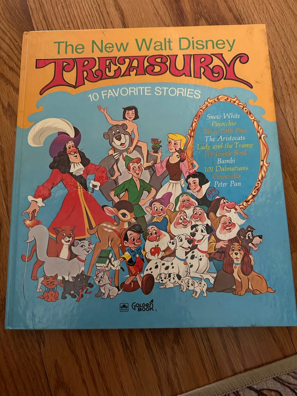 The New Walt Disney Treasury 10 stories A Golden Book Vintage Hardcover